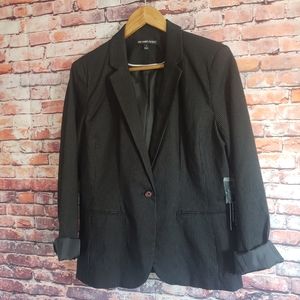 The Torie Jacket Women's 14 Career Black Stripe